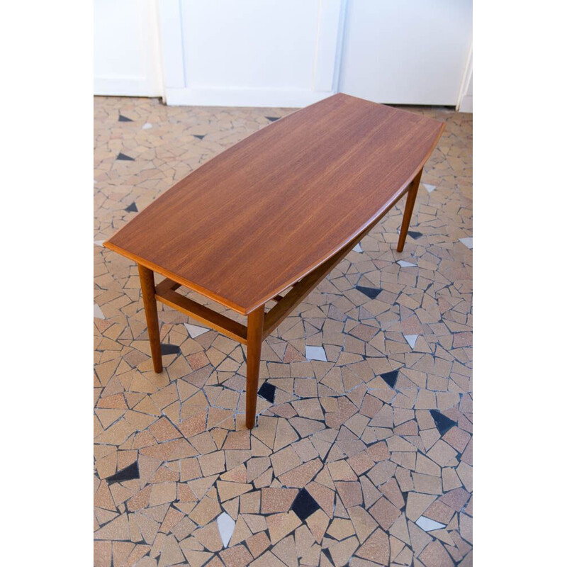 Large vintage Scandinavian coffee table,1960