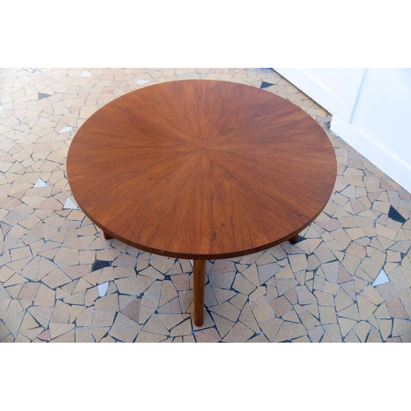 Vintage round coffee table by McIntosh,1960