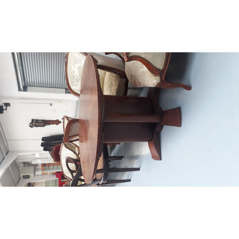 Vintage dining set for DIM in mahogany 1930