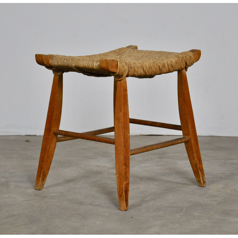 Vintage Scandinavian stool 1970s