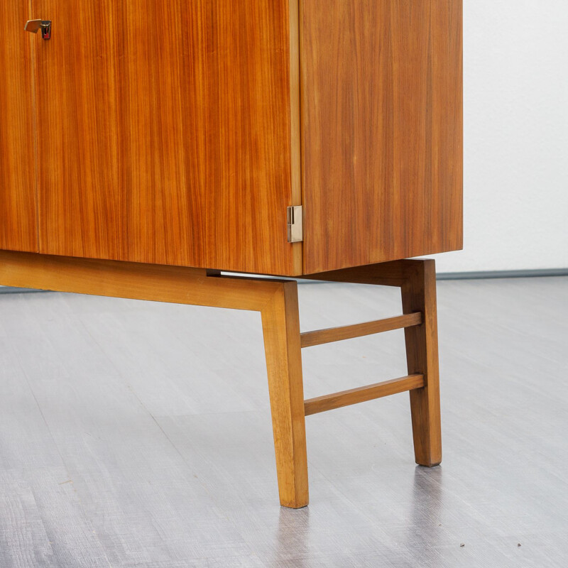 Vintage large walnut sideboard 1960s