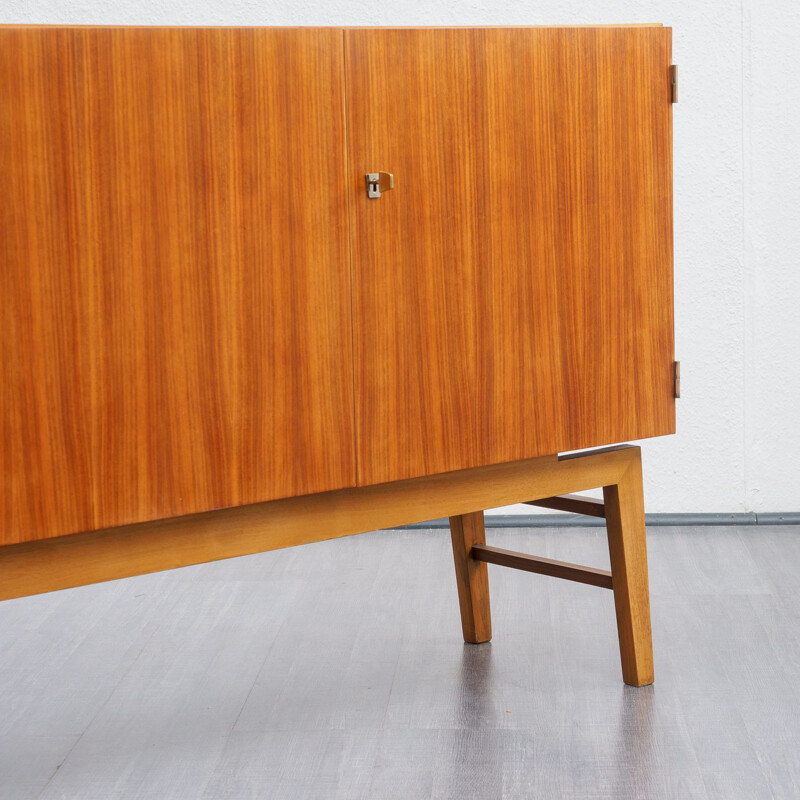Vintage large walnut sideboard 1960s