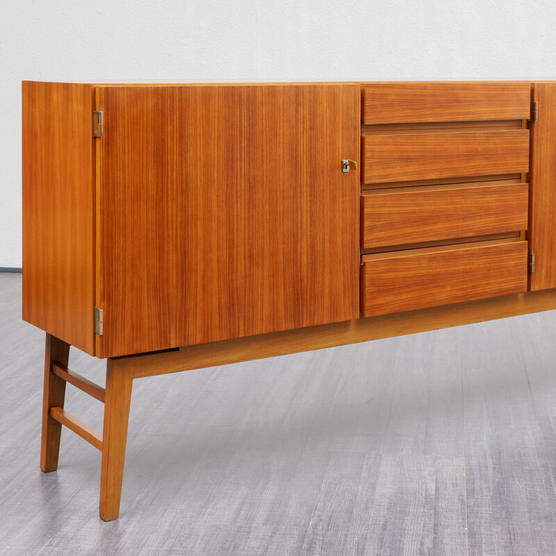 Vintage large walnut sideboard 1960s