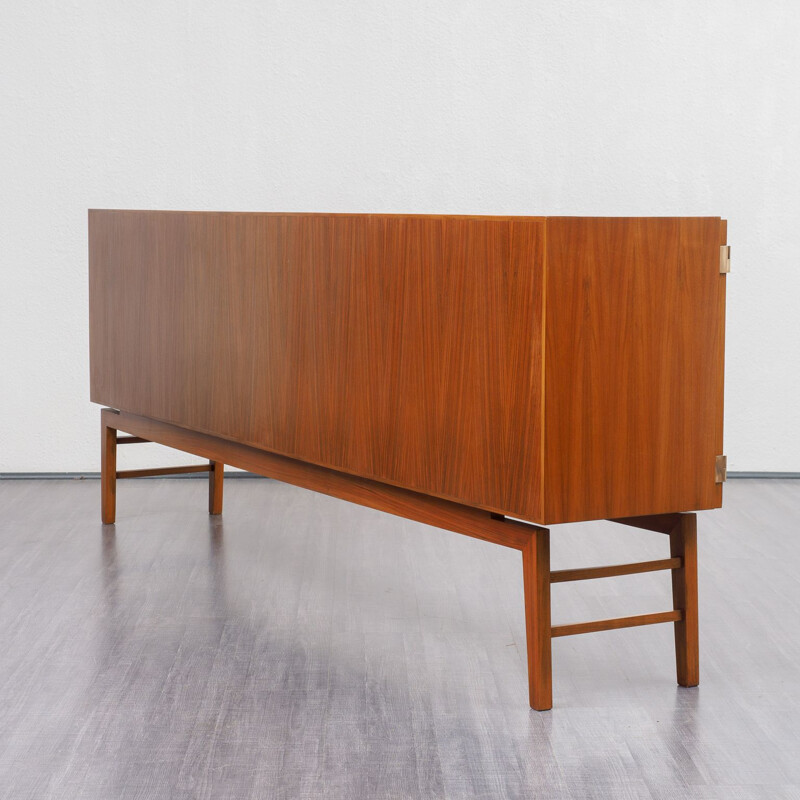 Vintage large walnut sideboard 1960s