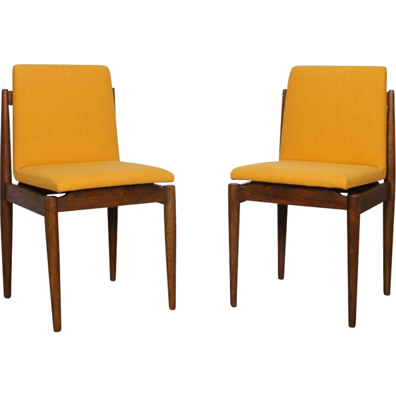 Pair of vintage chairs Czech 1960
