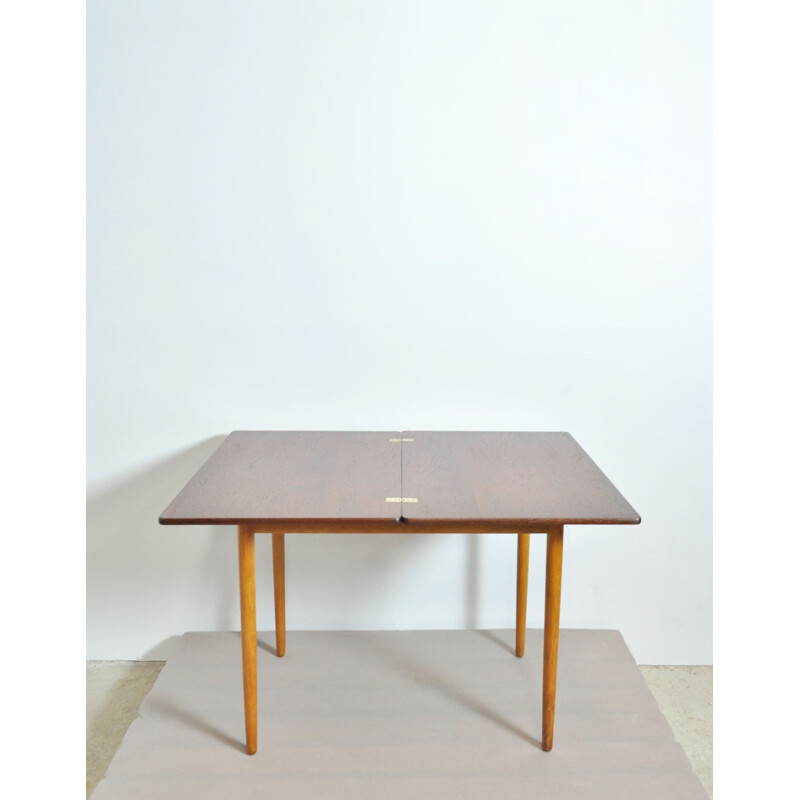 Vintage danish game table for Andreas Tuck in oakwood 1950