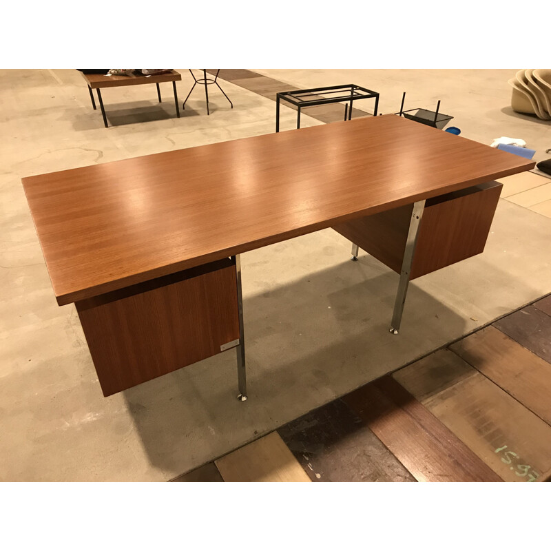 Vintage desk in teak by Alain Richard 1960