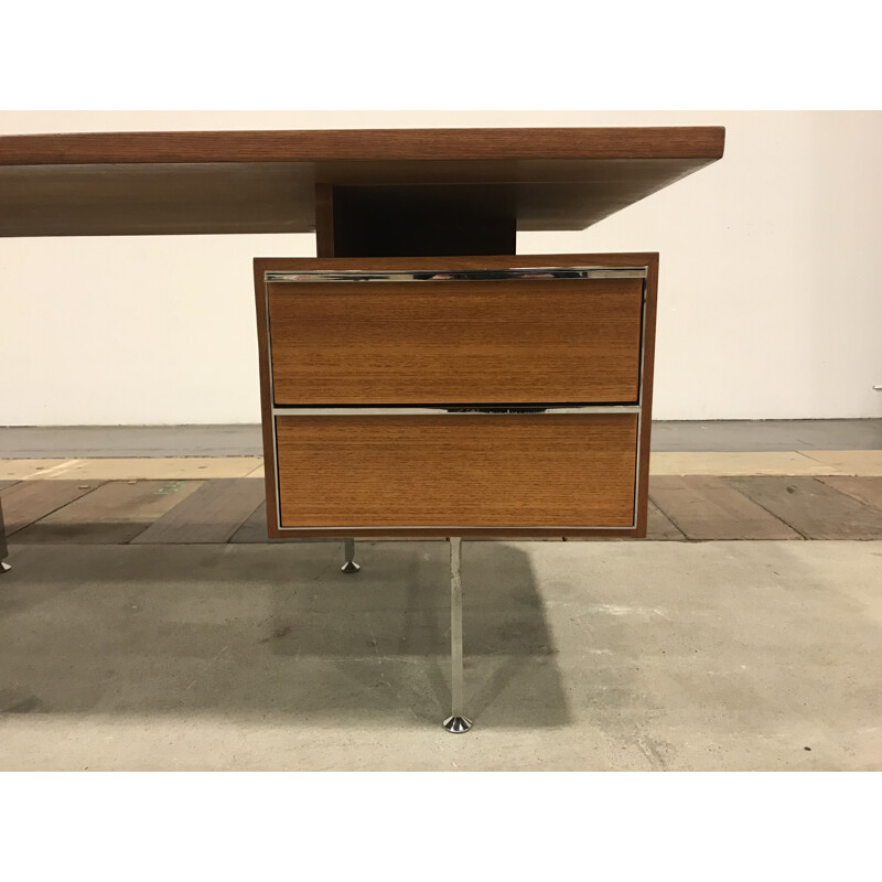 Vintage desk in teak by Alain Richard 1960