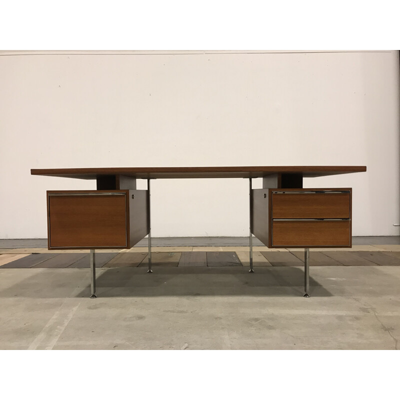 Bureau vintage en teck par Alain Richard 1960