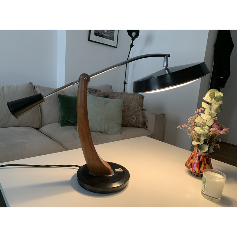 Vintage desk lamp model President 520C by Fase, 1960s