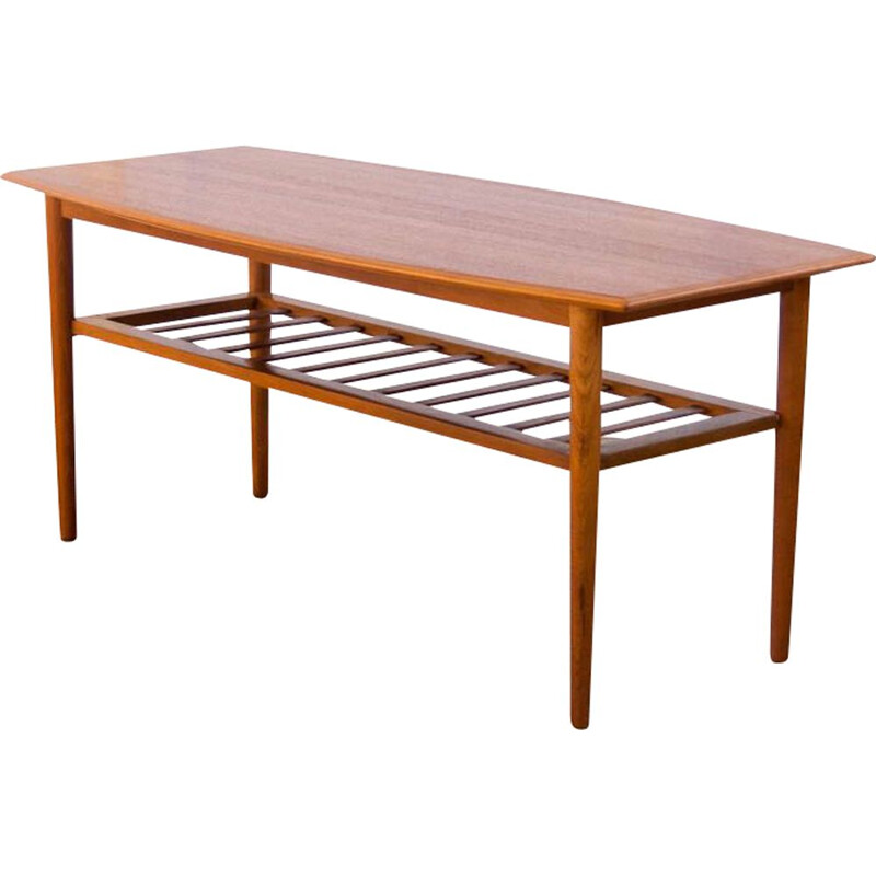 Large vintage Scandinavian coffee table,1960