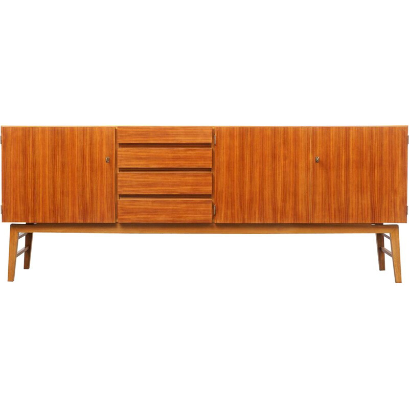 Vintage large walnut sideboard 1960s