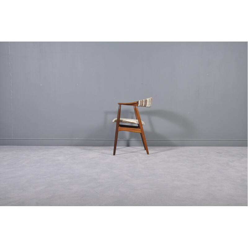 Vintage armchair Model 213 for Farstrup Møbler in teak and fabric 1960