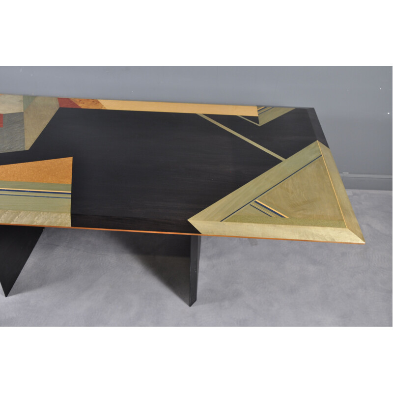 Vintage Dining Table by Giovanni Offredi for Saporiti, 1980s