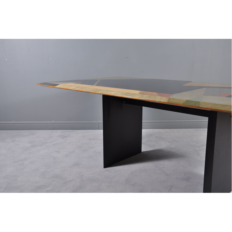 Vintage Dining Table by Giovanni Offredi for Saporiti, 1980s