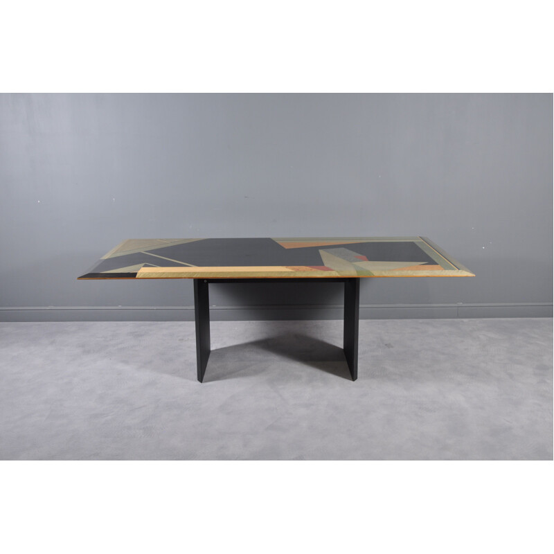 Vintage Dining Table by Giovanni Offredi for Saporiti, 1980s