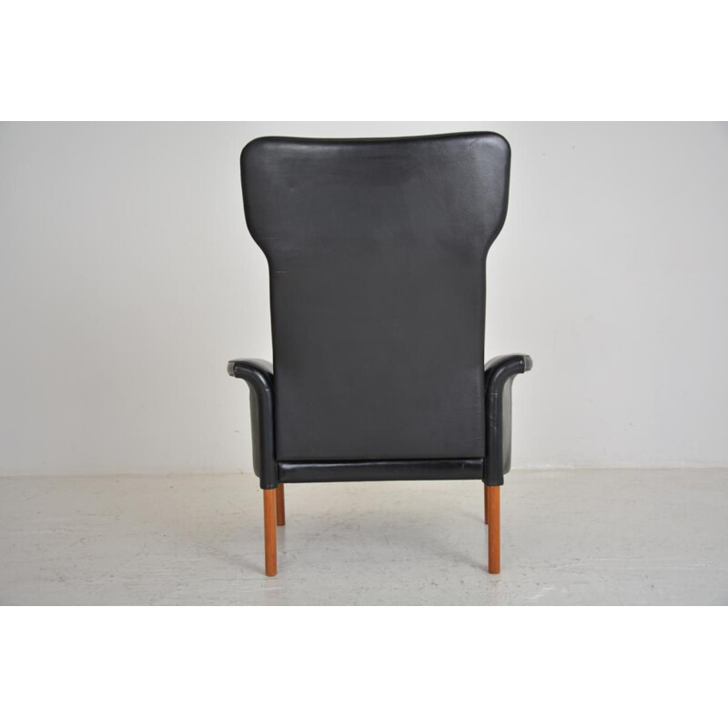 Vintage Danish leather armchair