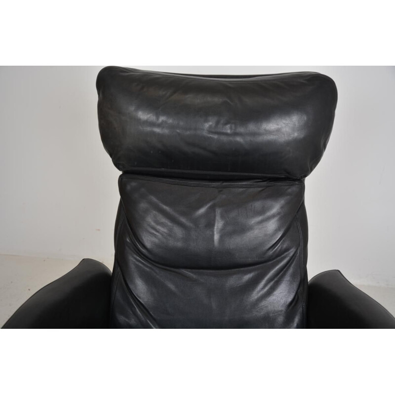 Vintage Danish leather armchair