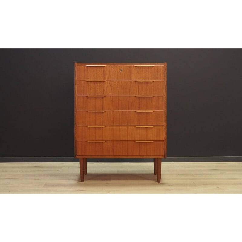 Vintage chest of drawers in teak Danish design