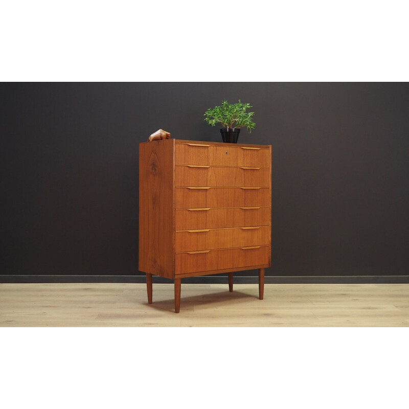 Vintage chest of drawers in teak Danish design