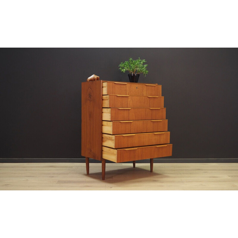 Vintage chest of drawers in teak Danish design