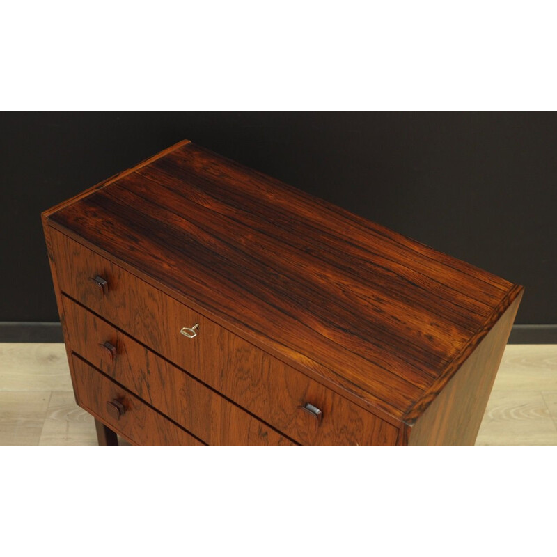 Vintage chest of drawers in rosewood