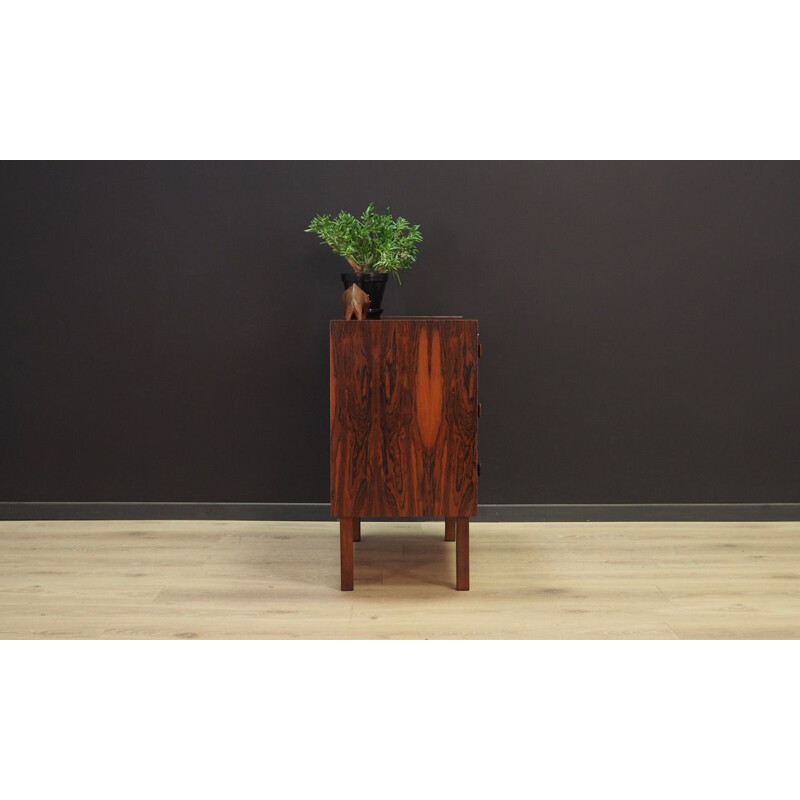 Vintage chest of drawers in rosewood