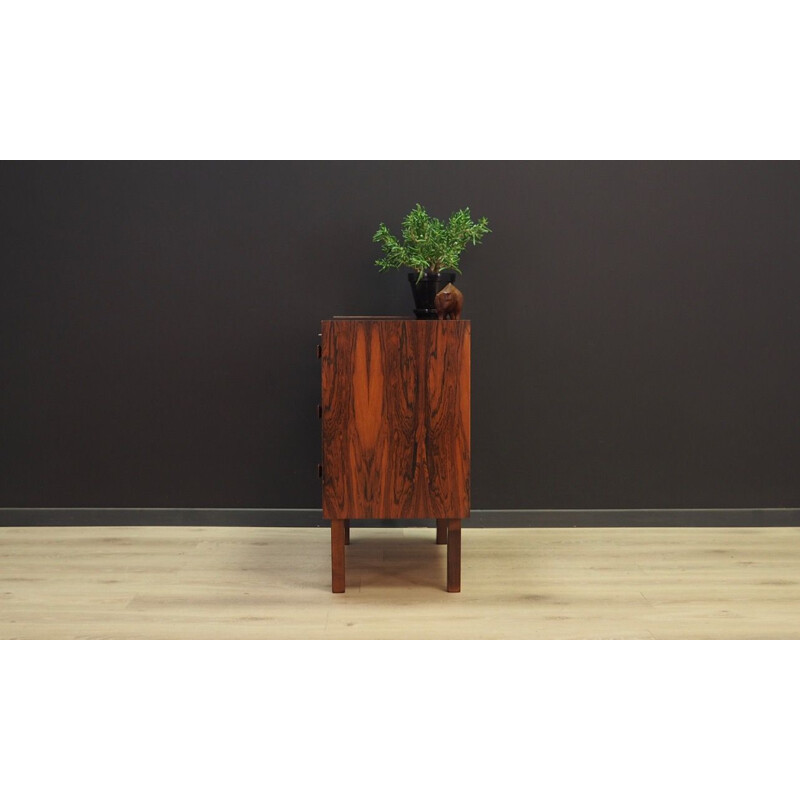 Vintage chest of drawers in rosewood