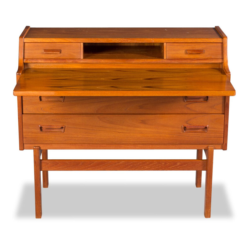 Vintage teak secretaire by Arne Wahl Iversen 1960