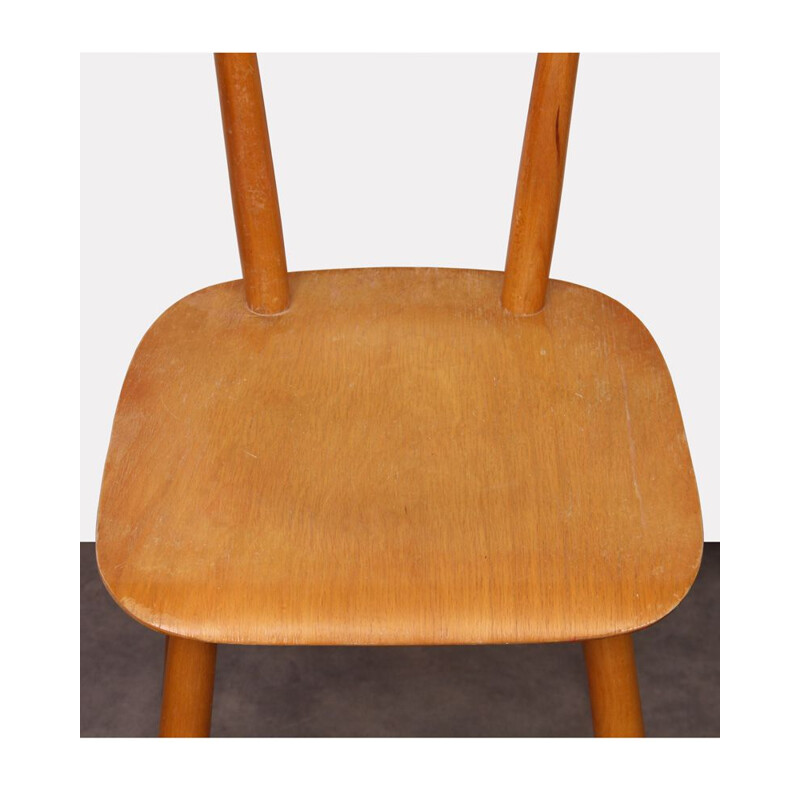 Suite de 3 chaises vintage pour Ton 1960