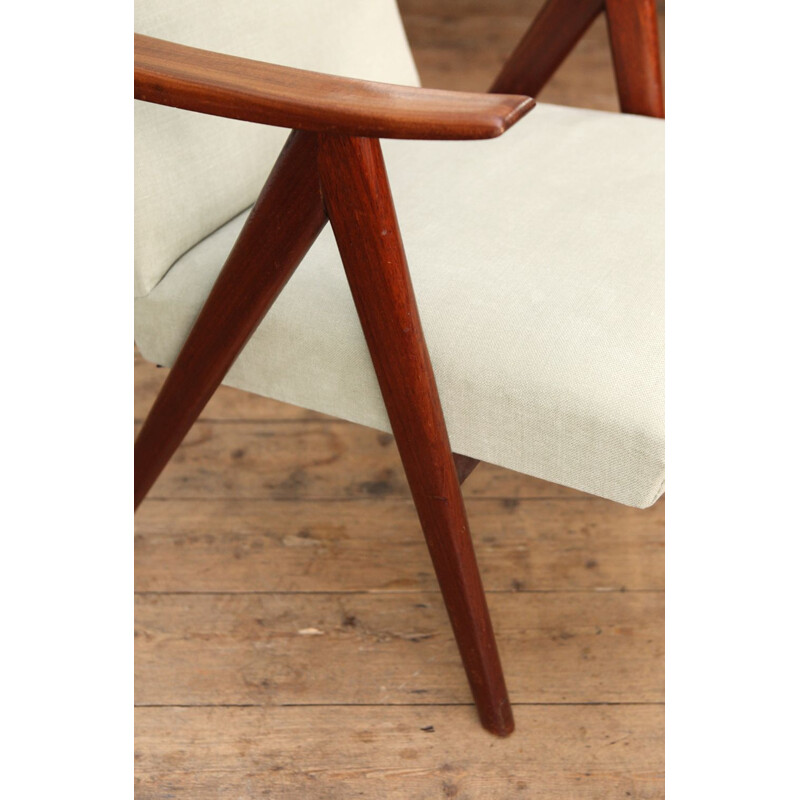 Vintage armchair in teak 1960