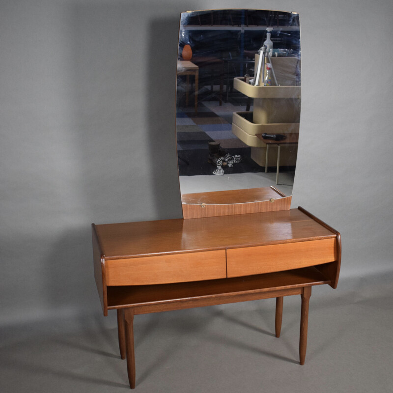 Vintage dressing table in teak 1950