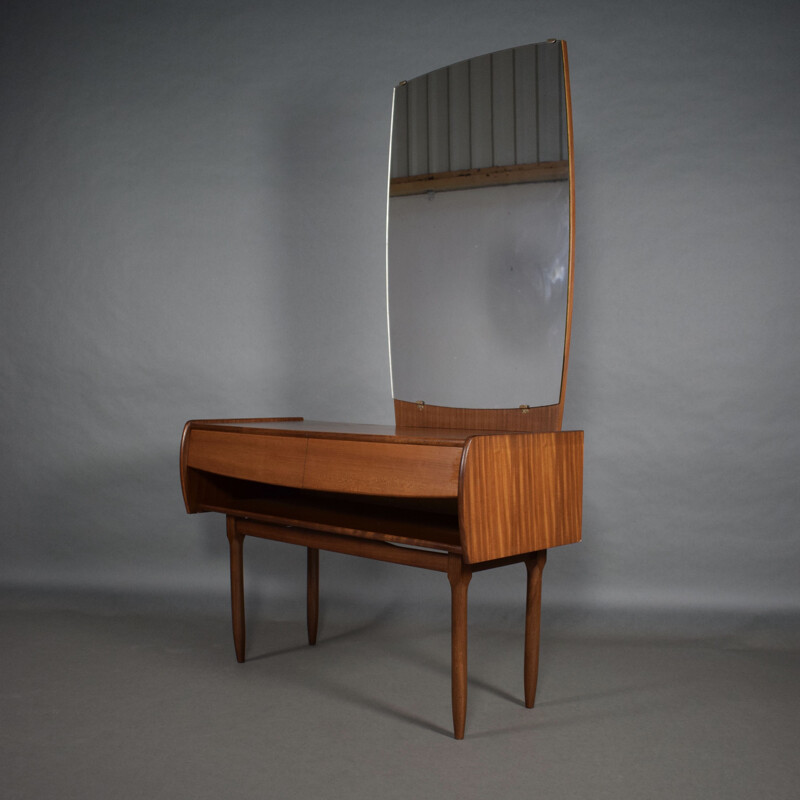 Vintage dressing table in teak 1950