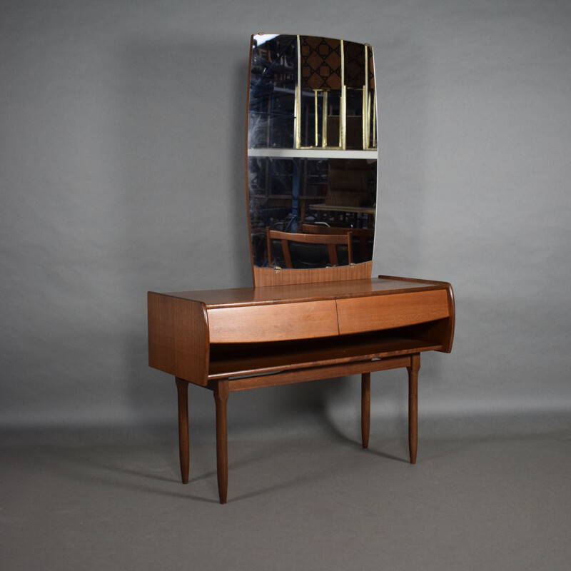 Vintage dressing table in teak 1950