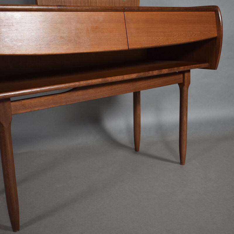 Vintage dressing table in teak 1950