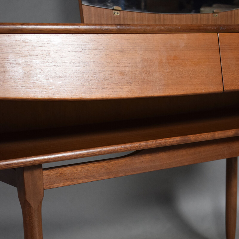 Vintage dressing table in teak 1950