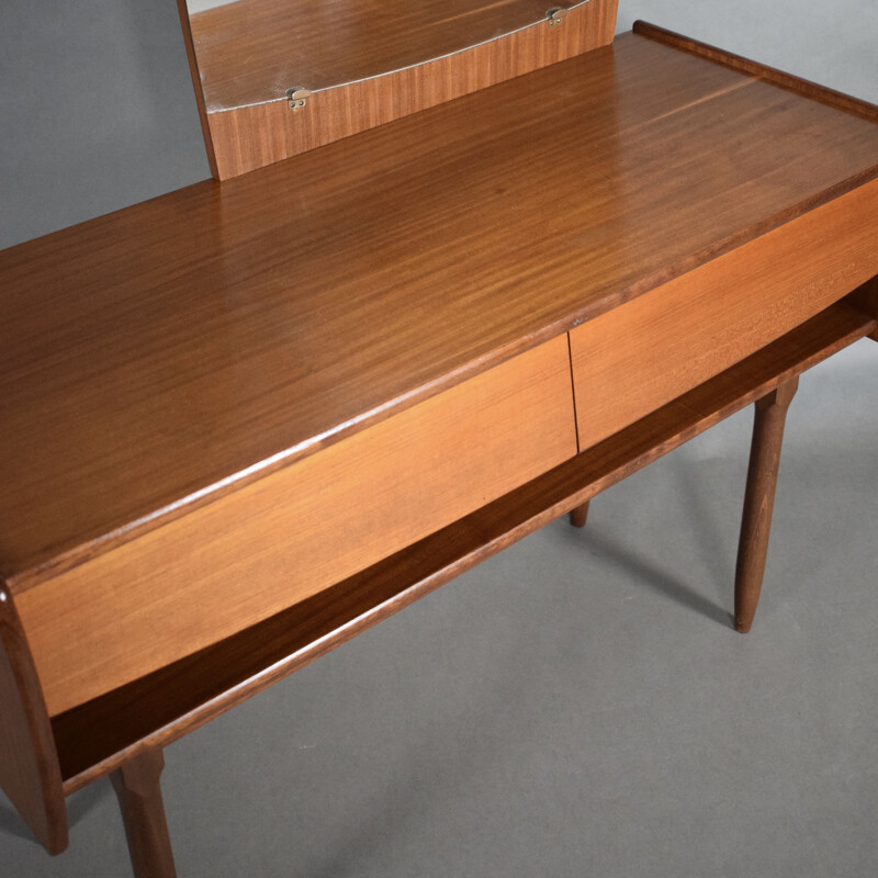 Vintage dressing table in teak 1950