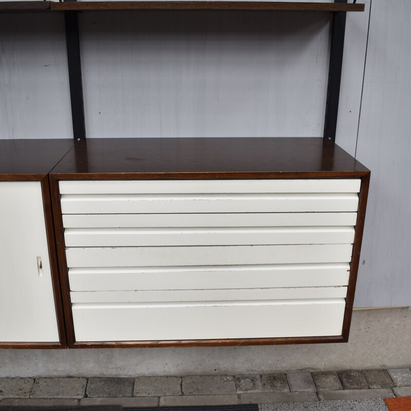 Vintage wall unit Royal in wenge Cadovius Denmark 1960-70s