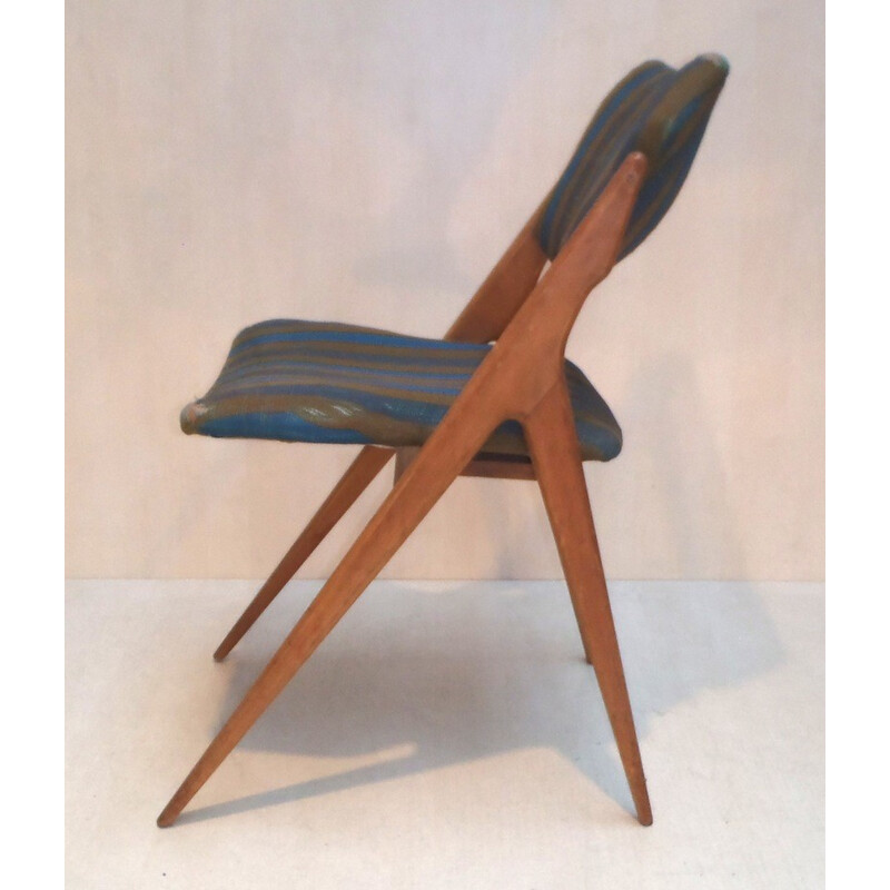 6 sillas de comedor, Gérard GUERMONPREZ - Años 50