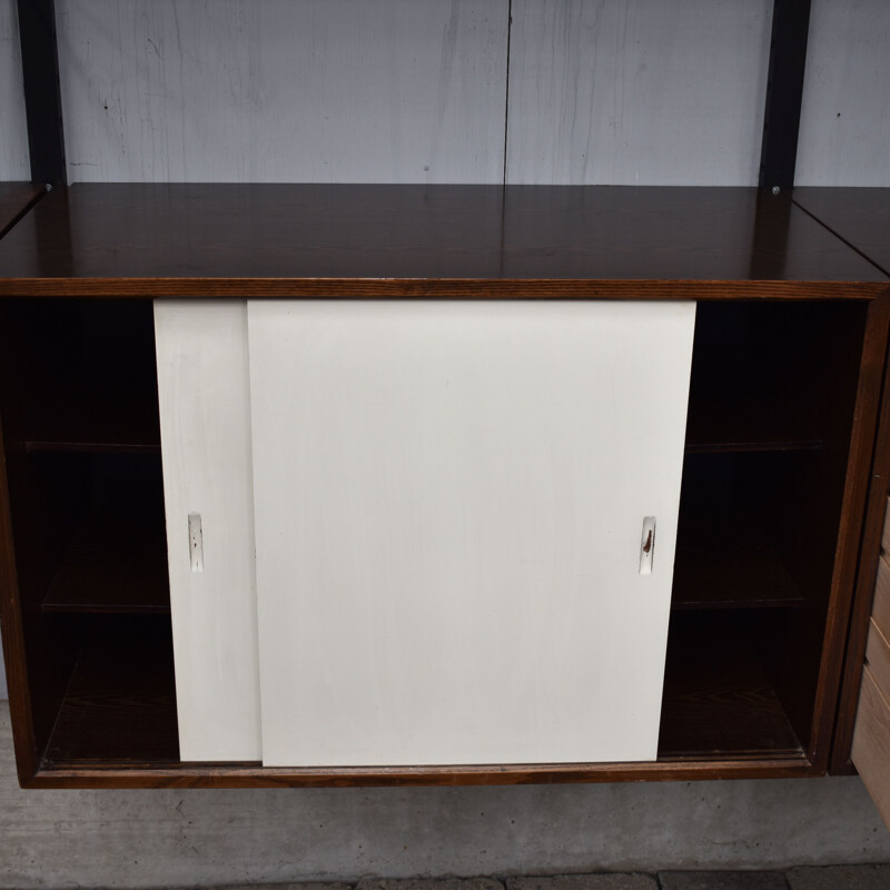 Vintage wall unit Royal in wenge Cadovius Denmark 1960-70s