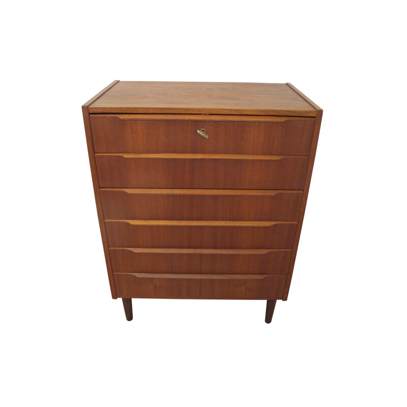 Vintage Danish chest of drawers in teak - 1970s