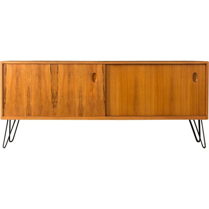 Vintage sideboard in walnut by Georg Satink for WK Möbel Germany 1950s