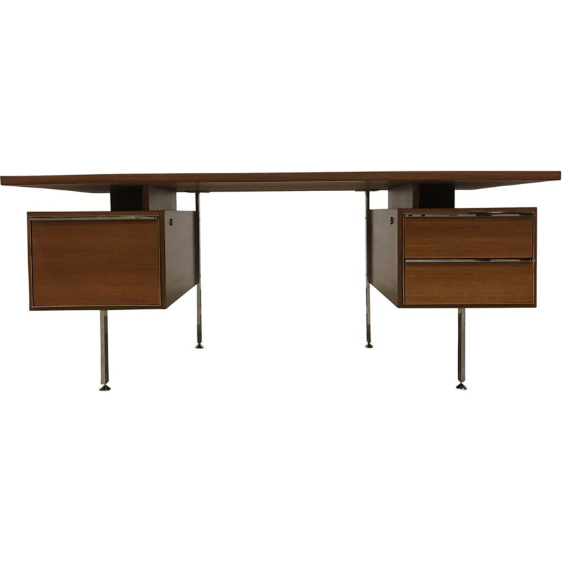 Vintage desk in teak by Alain Richard 1960