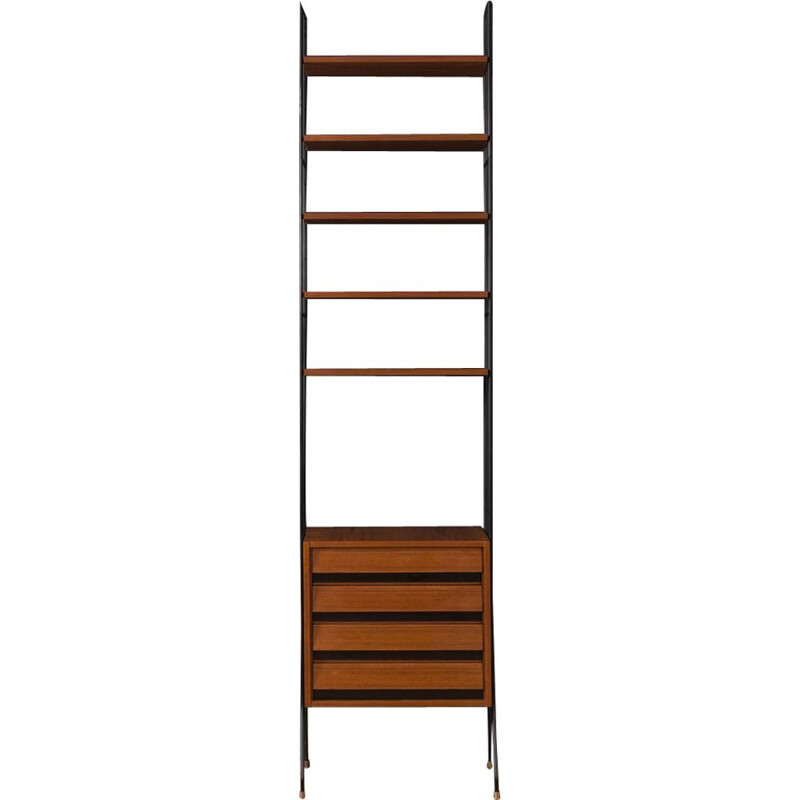 Vintage modular shelving system in teak Germany 1950s