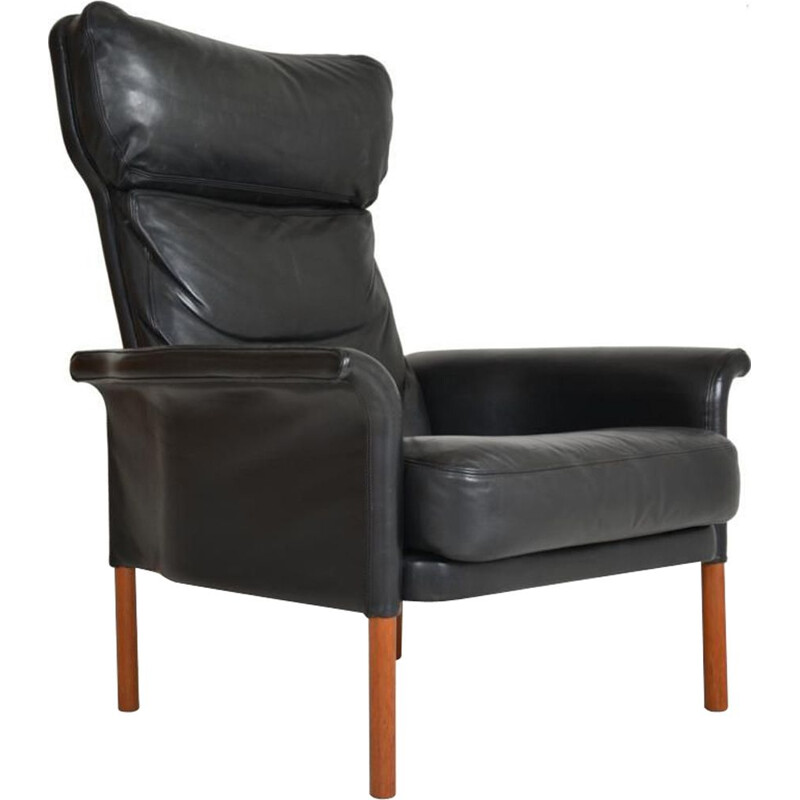 Vintage Danish leather armchair