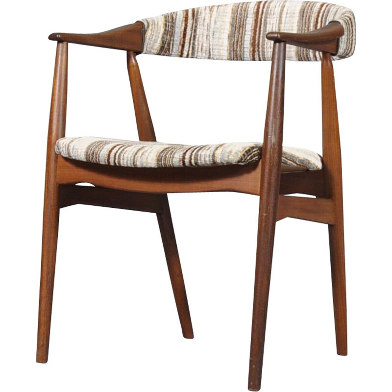 Vintage armchair Model 213 for Farstrup Møbler in teak and fabric 1960