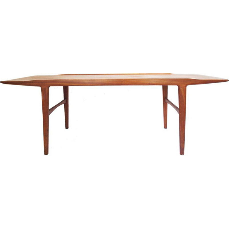 Vintage long Scandinavian coffee table