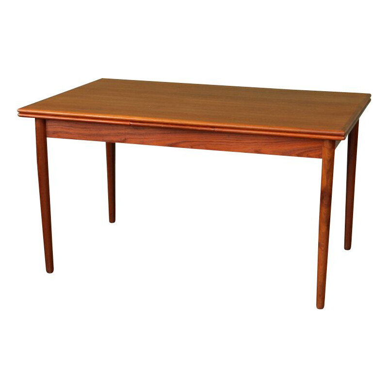 Vintage extendable dining table in teak 1960