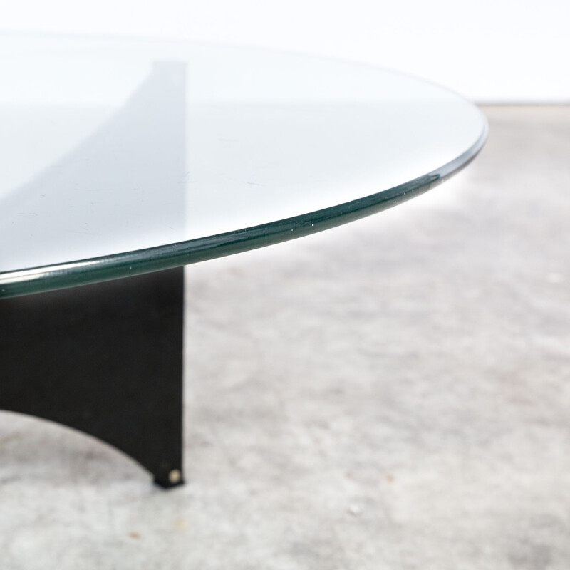 Vintage TZ75 coffee table for t Spectrum in wood and glass 1960