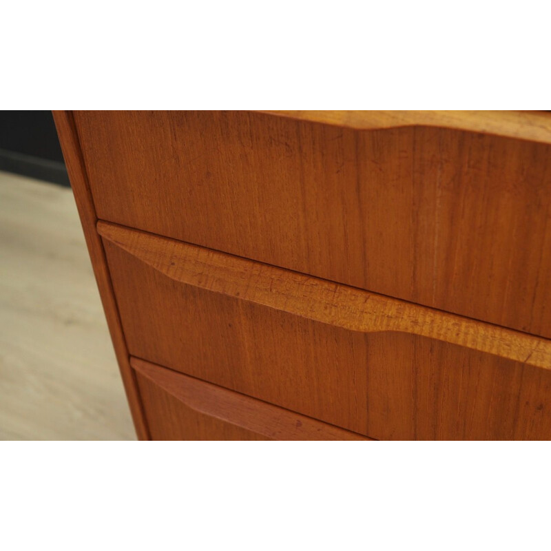 Vintage danish chest of drawers in teakwood 1960